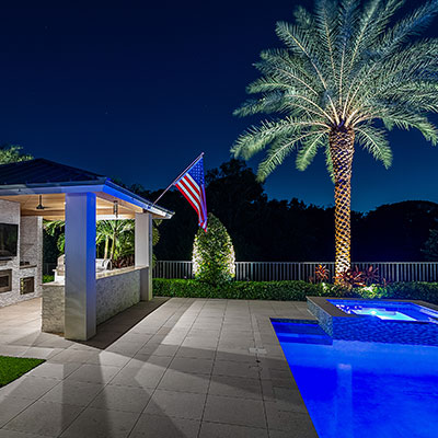 Pool Cage Lighting
